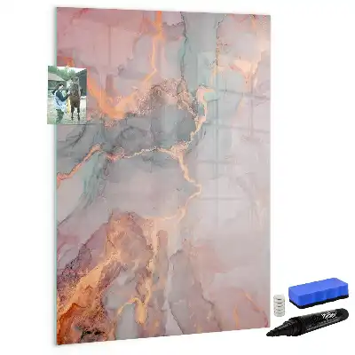 Magnetická tabuľa na kreslenie mramor
