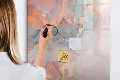 Magnetická tabuľa na kreslenie mramor