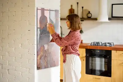 Magnetická tabuľa na kreslenie mramor