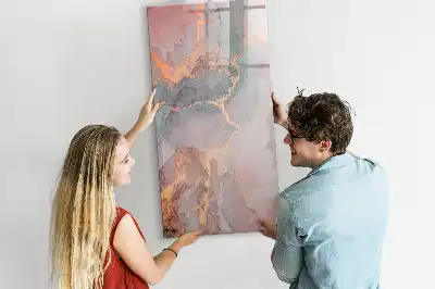 Magnetická tabuľa na kreslenie mramor