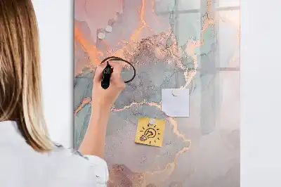 Magnetická tabuľa na kreslenie mramor