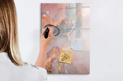 Magnetická tabuľa na kreslenie mramor