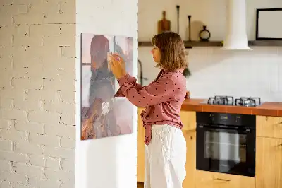 Magnetická tabuľa na kreslenie mramor