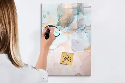 Magnetická kresliaca tabuľa so vzorom abstraktného atramentu