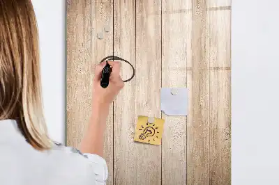 Magnetická tabuľa na kreslenie svetlé drevené prevedenie