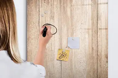 Magnetická tabuľa na kreslenie svetlé drevené prevedenie