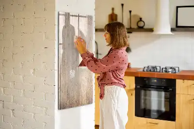 Magnetická tabuľa na kreslenie svetlé drevené prevedenie