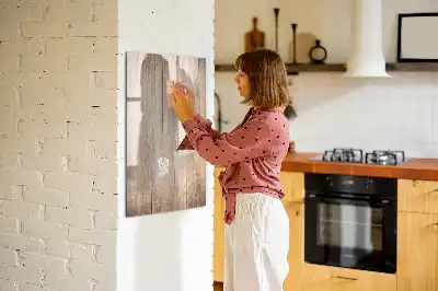 Magnetická tabuľa na kreslenie svetlé drevené prevedenie