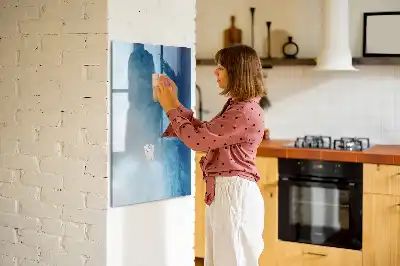 Magnetická tabuľa na kreslenie vodná abstrakcia