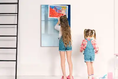 Magnetická tabuľa na kreslenie vodná abstrakcia