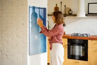 Magnetická tabuľa na kreslenie vodná abstrakcia