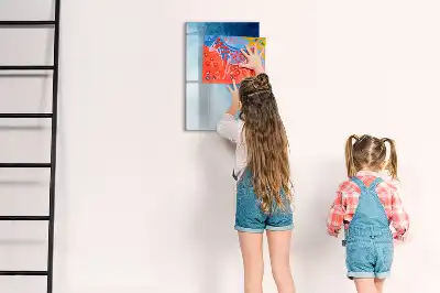 Magnetická tabuľa na kreslenie vodná abstrakcia