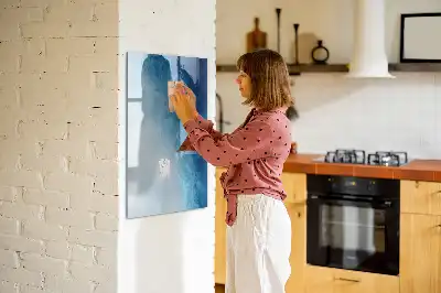 Magnetická tabuľa na kreslenie vodná abstrakcia