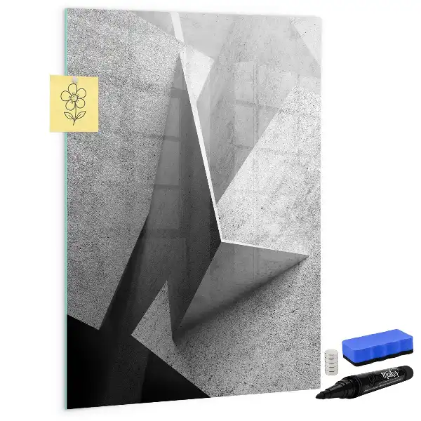 Magnetická tabuľa na kreslenie geometrická abstrakcia