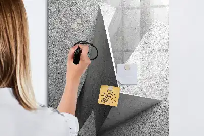 Magnetická tabuľa na kreslenie geometrická abstrakcia