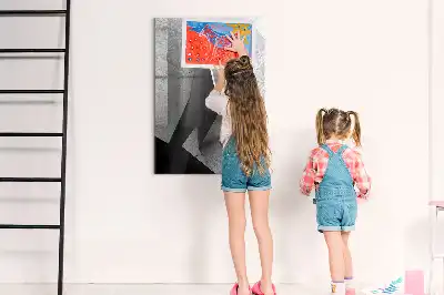 Magnetická tabuľa na kreslenie geometrická abstrakcia