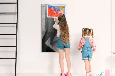 Magnetická tabuľa na kreslenie geometrická abstrakcia