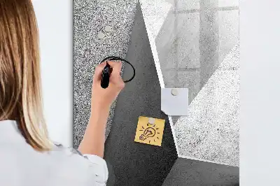 Magnetická tabuľa na kreslenie geometrická abstrakcia