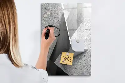 Magnetická tabuľa na kreslenie geometrická abstrakcia