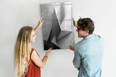 Magnetická tabuľa na kreslenie geometrická abstrakcia