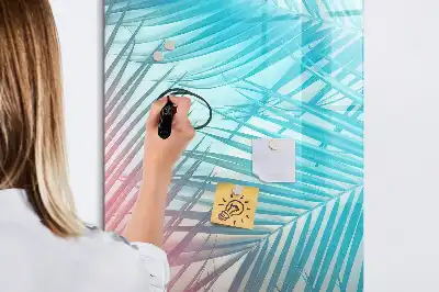 Magnetická tabuľa na kreslenie motív palmové listy