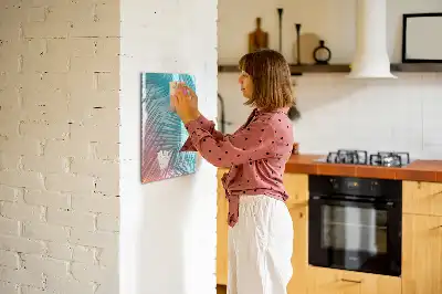 Magnetická tabuľa na kreslenie motív palmové listy
