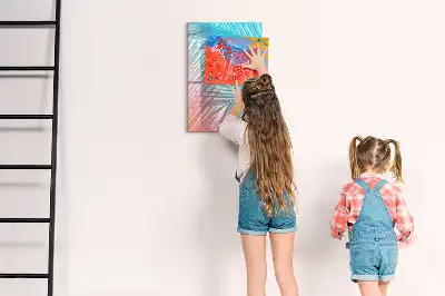 Magnetická tabuľa na kreslenie motív palmové listy