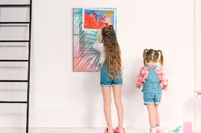 Magnetická tabuľa na kreslenie motív palmové listy