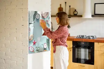 Magnetická kresliaca tabuľa v dizajne letnej kompozície