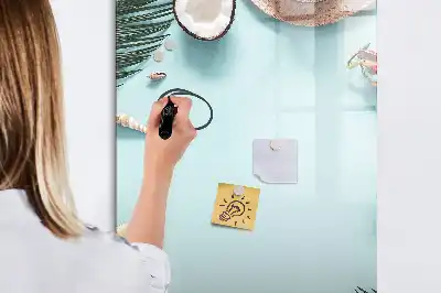 Magnetická kresliaca tabuľa v dizajne letnej kompozície