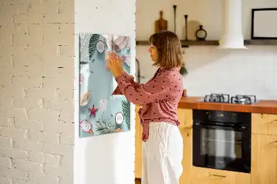 Magnetická kresliaca tabuľa v dizajne letnej kompozície