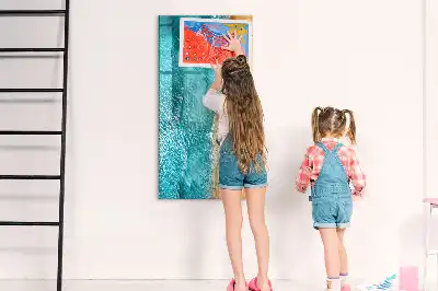 Magnetická tabuľa na kreslenie s motívom morskej pláže