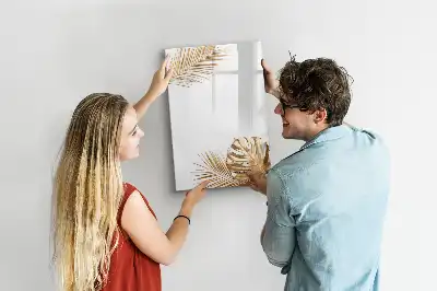 Magnetická kresliaca tabuľa so vzorom zlatých listov