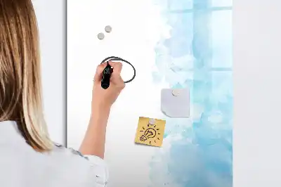 Magnetická tabuľa na kreslenie s motívom akvarelových škvŕn