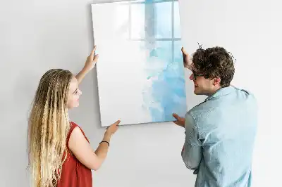 Magnetická tabuľa na kreslenie s motívom akvarelových škvŕn