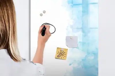 Magnetická tabuľa na kreslenie s motívom akvarelových škvŕn