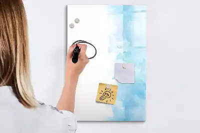 Magnetická tabuľa na kreslenie s motívom akvarelových škvŕn
