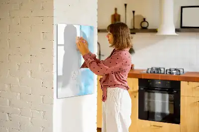 Magnetická tabuľa na kreslenie s motívom akvarelových škvŕn