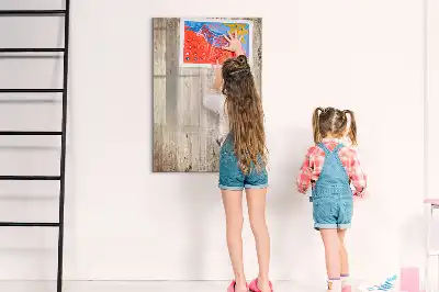 Magnetická kresliaca tabuľa drevená
