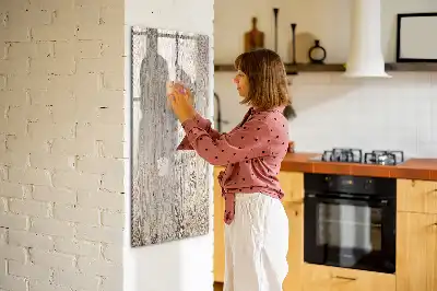 Magnetická kresliaca tabuľa drevená