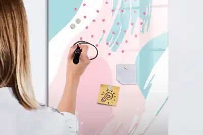Magnetická kresliaca tabuľa vzorová abstrakcia