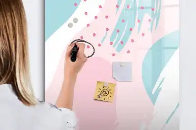 Magnetická kresliaca tabuľa vzorová abstrakcia