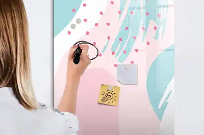 Magnetická kresliaca tabuľa vzorová abstrakcia