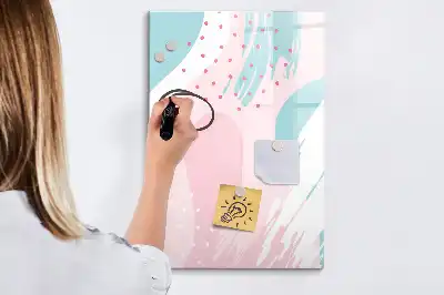 Magnetická kresliaca tabuľa vzorová abstrakcia