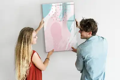 Magnetická kresliaca tabuľa vzorová abstrakcia