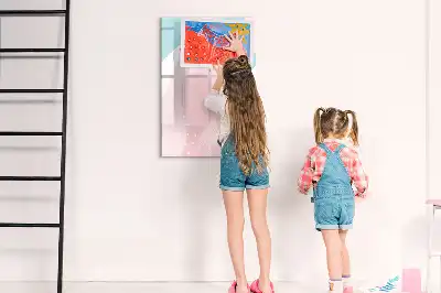 Magnetická kresliaca tabuľa vzorová abstrakcia