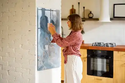Magnetická tabuľa na kreslenie s mramorovým vzorom