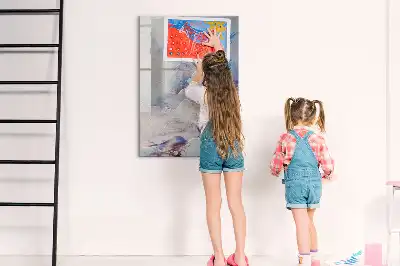 Magnetická kresliaca tabuľa maliarska abstrakcia