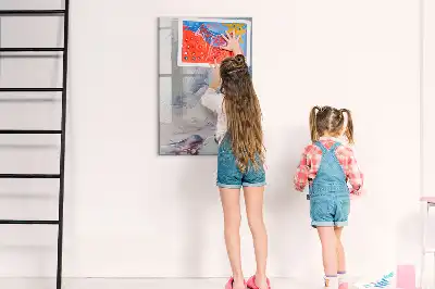 Magnetická kresliaca tabuľa maliarska abstrakcia