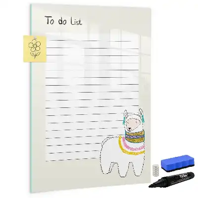 Magnetická tabuľa na kreslenie zoznam prianí